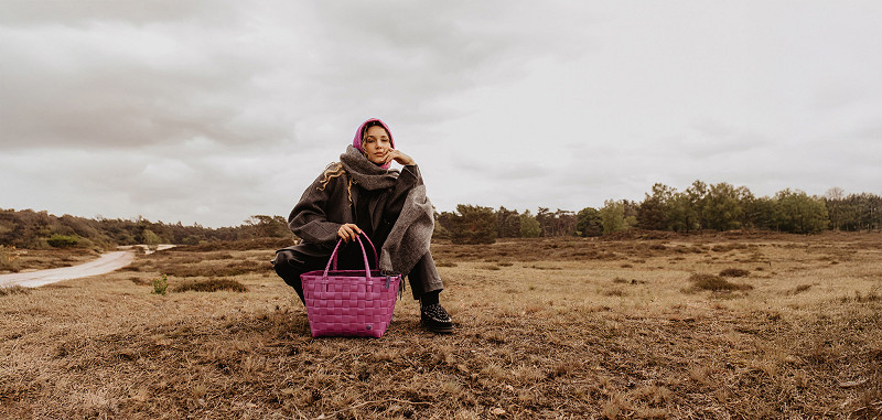 Handed By Paris - Shopper, Farbe: raspberry pink