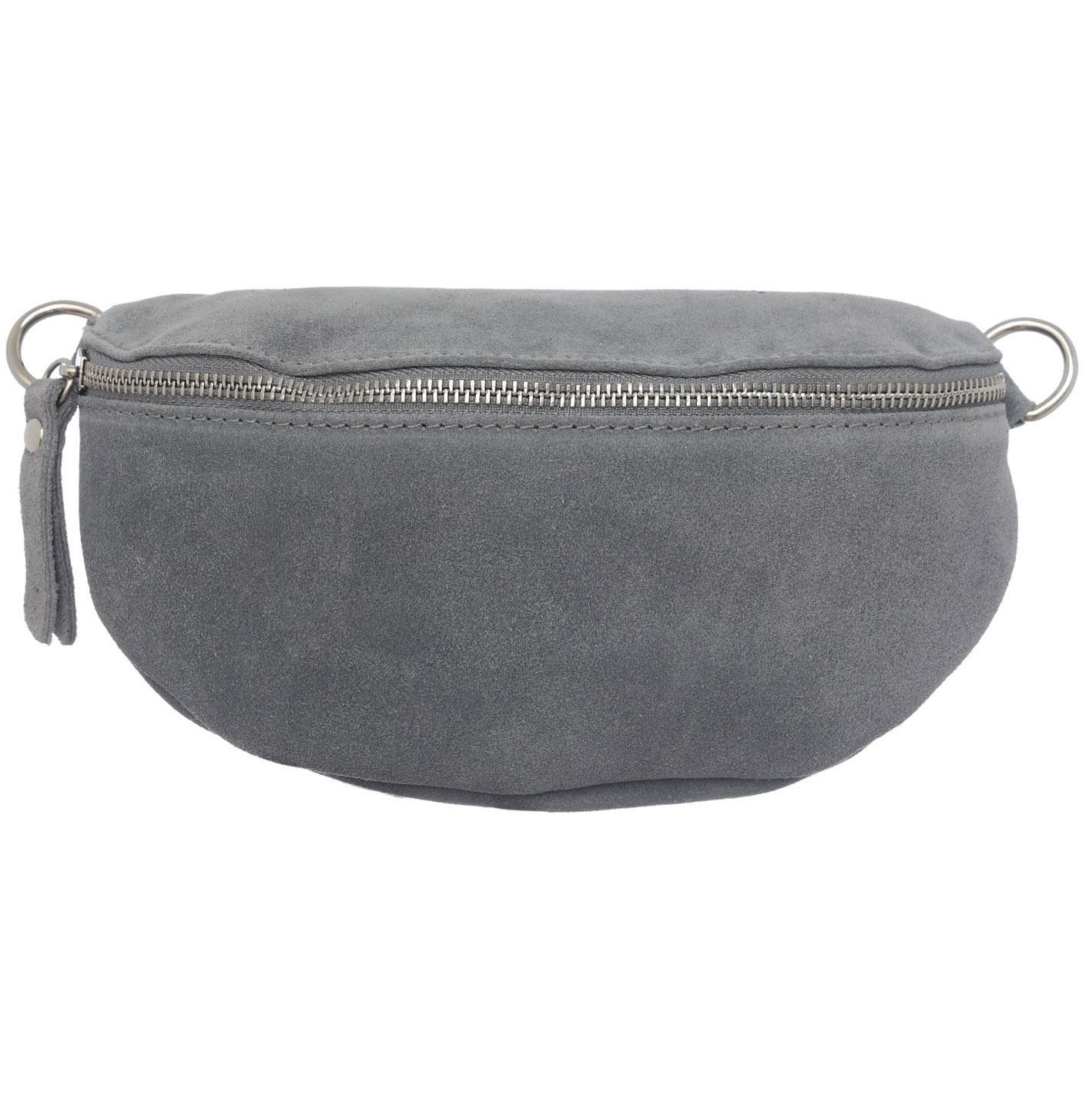 Crossbody Wildleder "Uni" GRAU , Tasche Crossbody Wildleder "Uni" GRAU , Tasche
