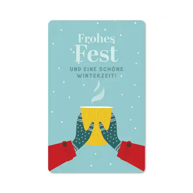 Lunacard Postkarte Weihnachten Schöne Winterzeit