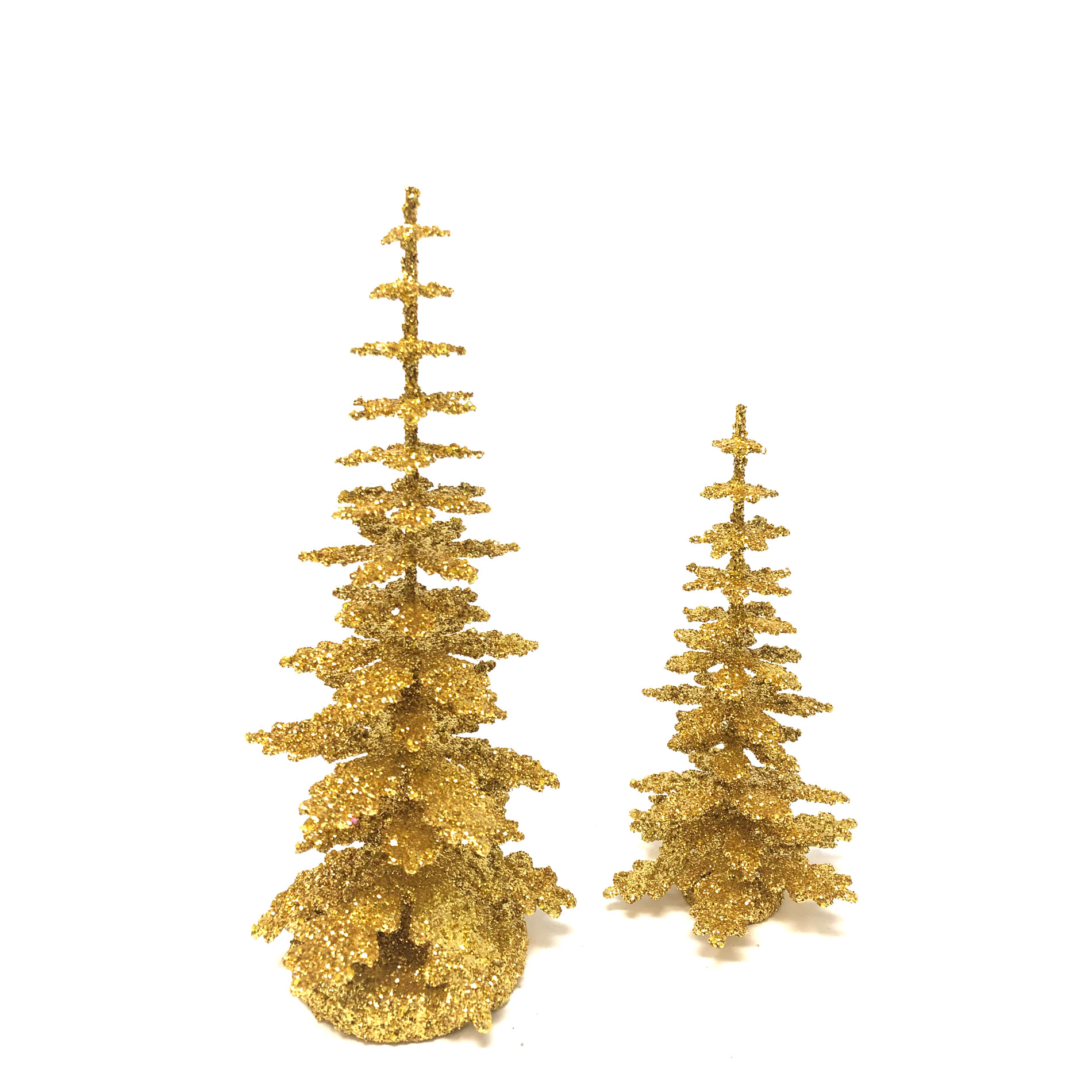 Ino Schaller Weihnachtsbaum Gold Glitzer H.ca. 20 cm von Ino Schaller