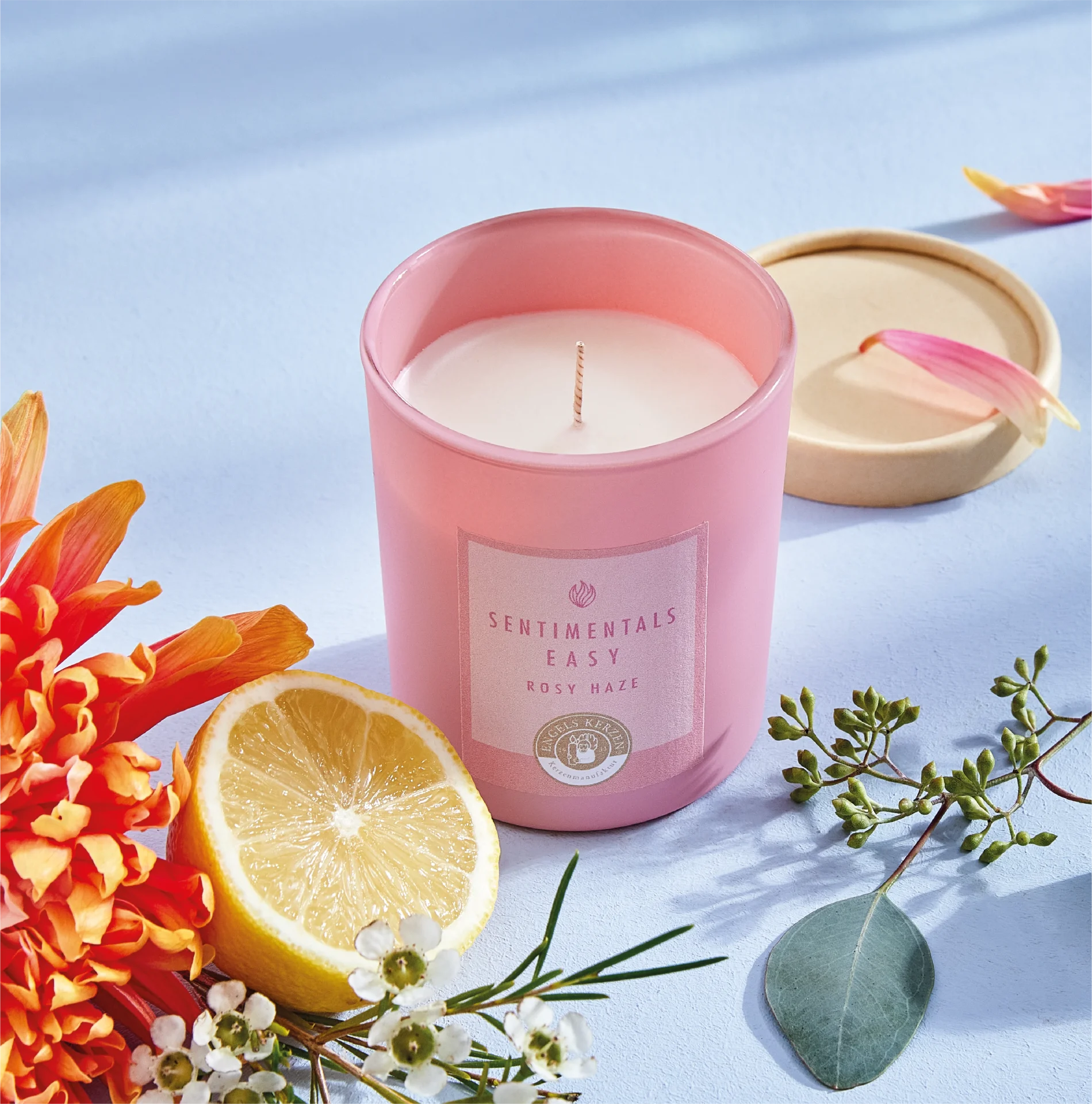Engels Kerzen Duftkerze Sentimentals Easy ROSY HAZE von Engels Kerzen  , Duft Kirschblüte