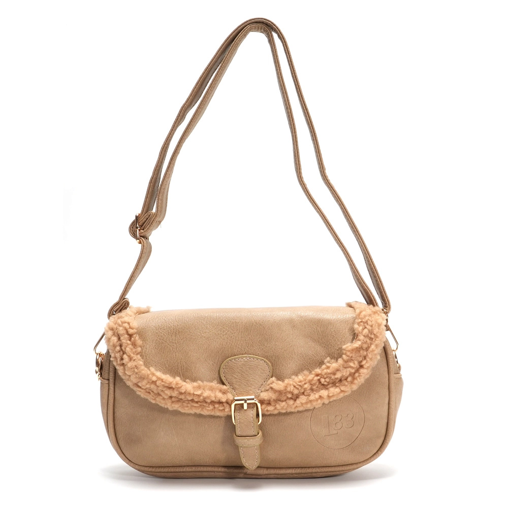 % LOT83 Tasche Bella Nr. 4, beige, Umhängetasche