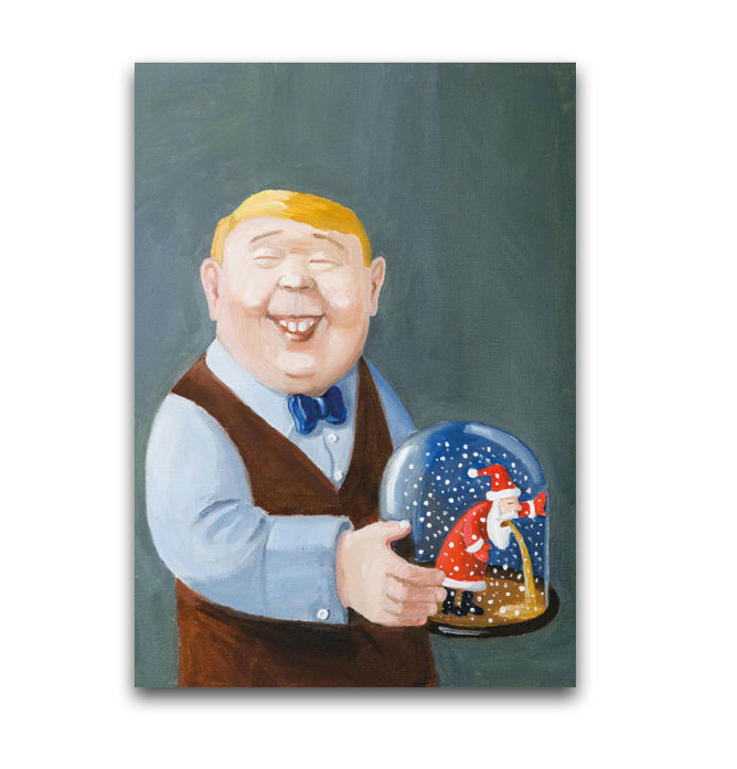 Inkognito Postkarte Rüdigers schönstes Weihnachtsgeschenk  von Rolf Tiemann 