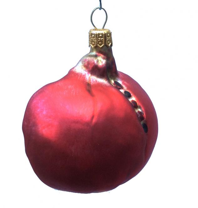 Christbaumkugel Granatapfelhälfte groß (Obst & Gemüse)