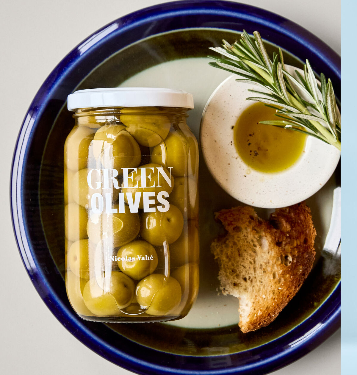 Nicolas Vahe Olives, Green, 370 g, Oliven