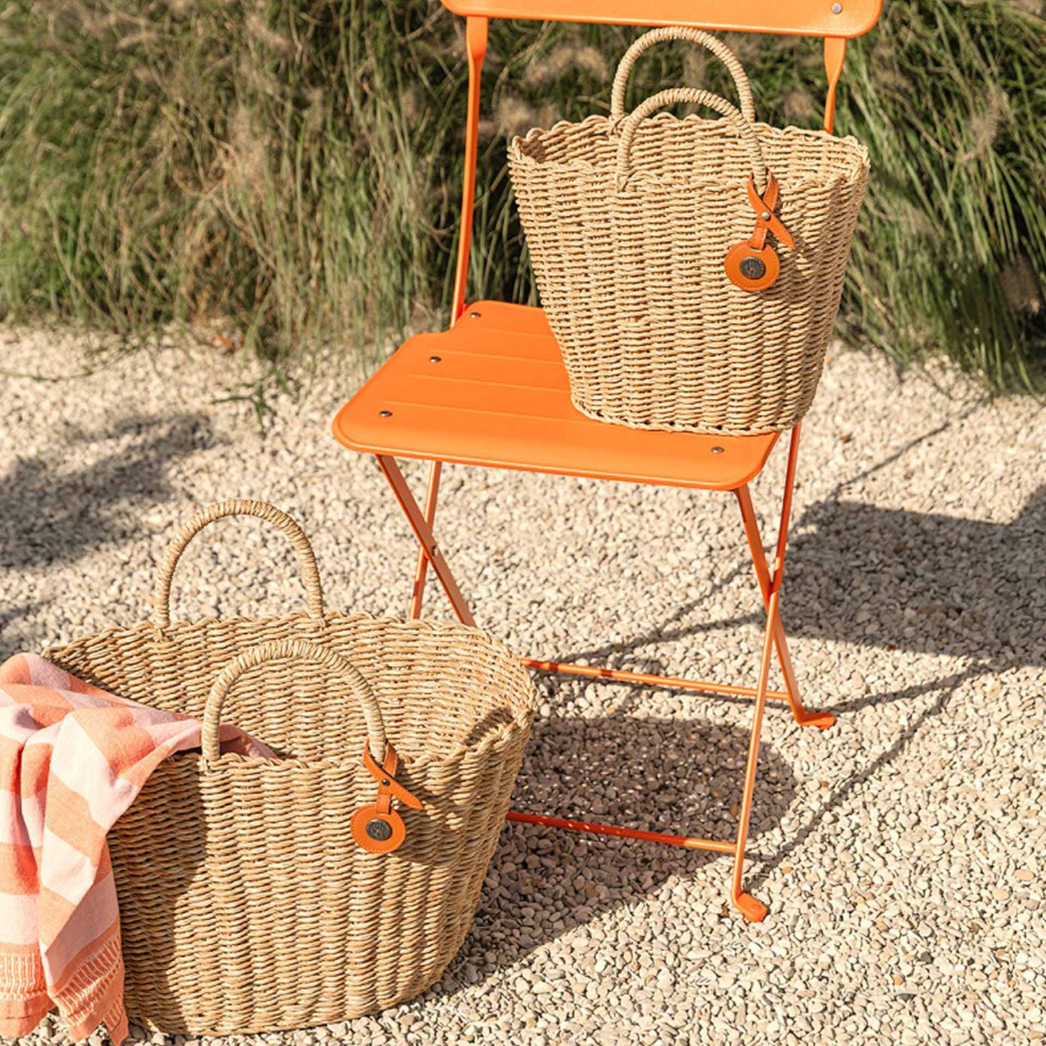 HANDED BY cShopper Sofia, natural light brown, ca. 29 x B 29 x T 19 cm