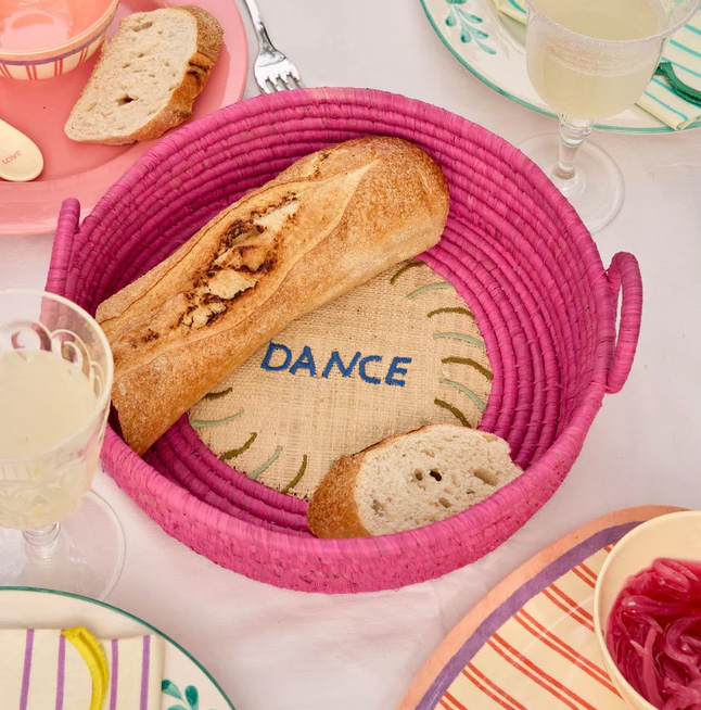 Rice Brotkorb DANCE Pink, D. ca. 26 cm