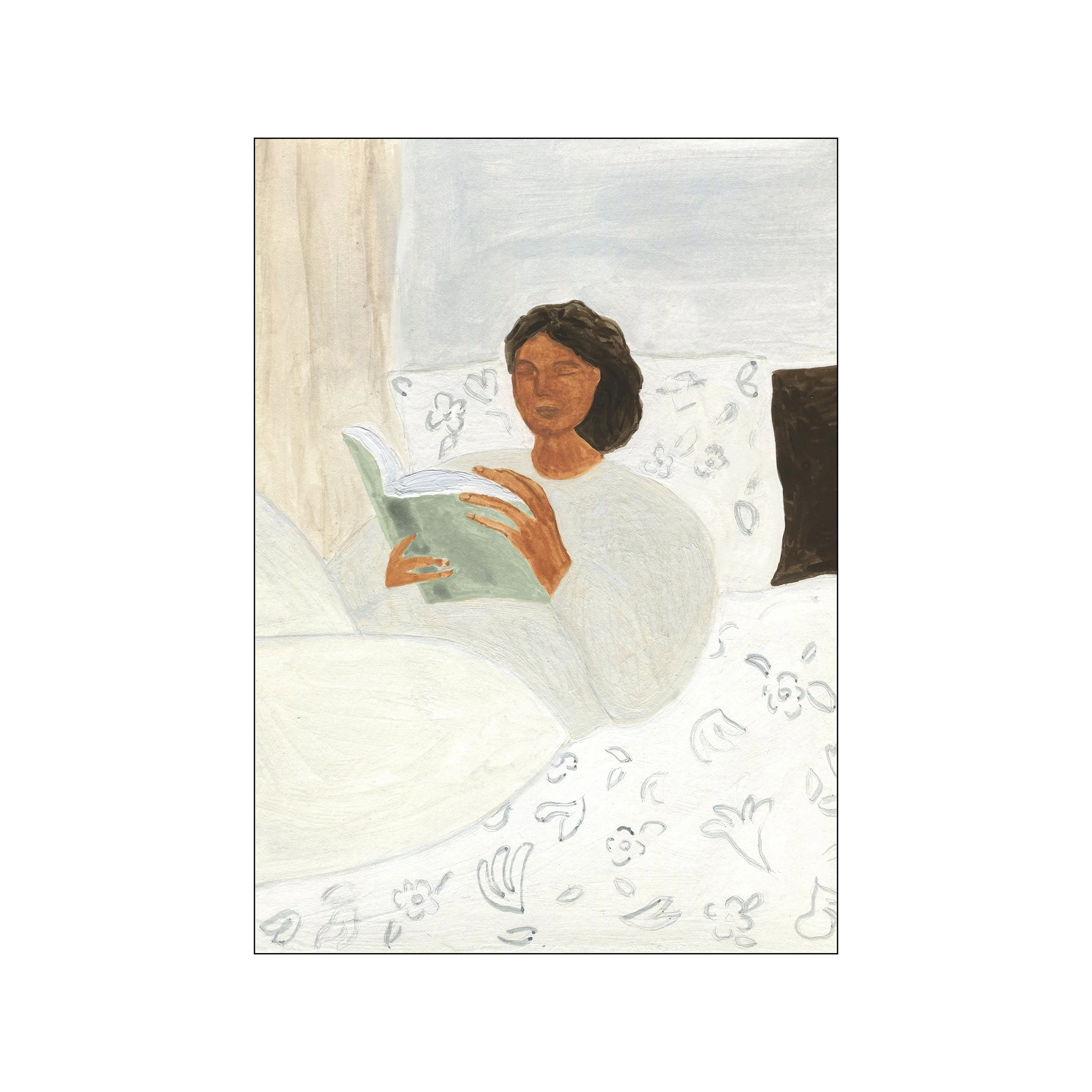 Kunstdruck A4 "Morning Read"