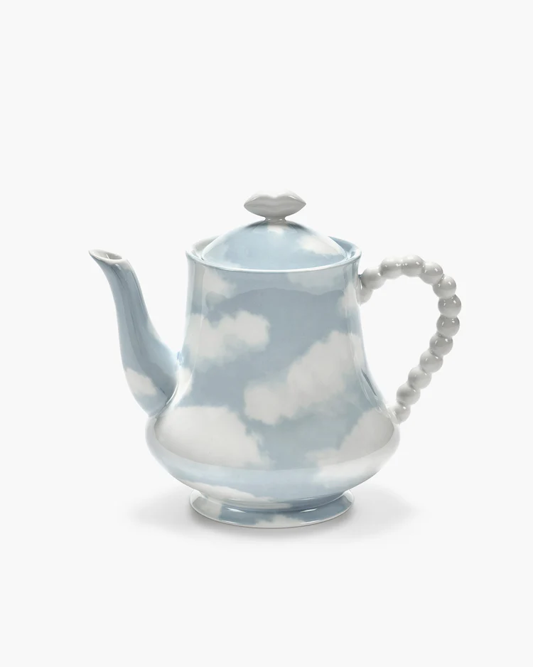Rêves de Rêves Teekanne hellblau , Wolkengeschirr, ca. L 19.2 W 13.2 H 16.5 CM