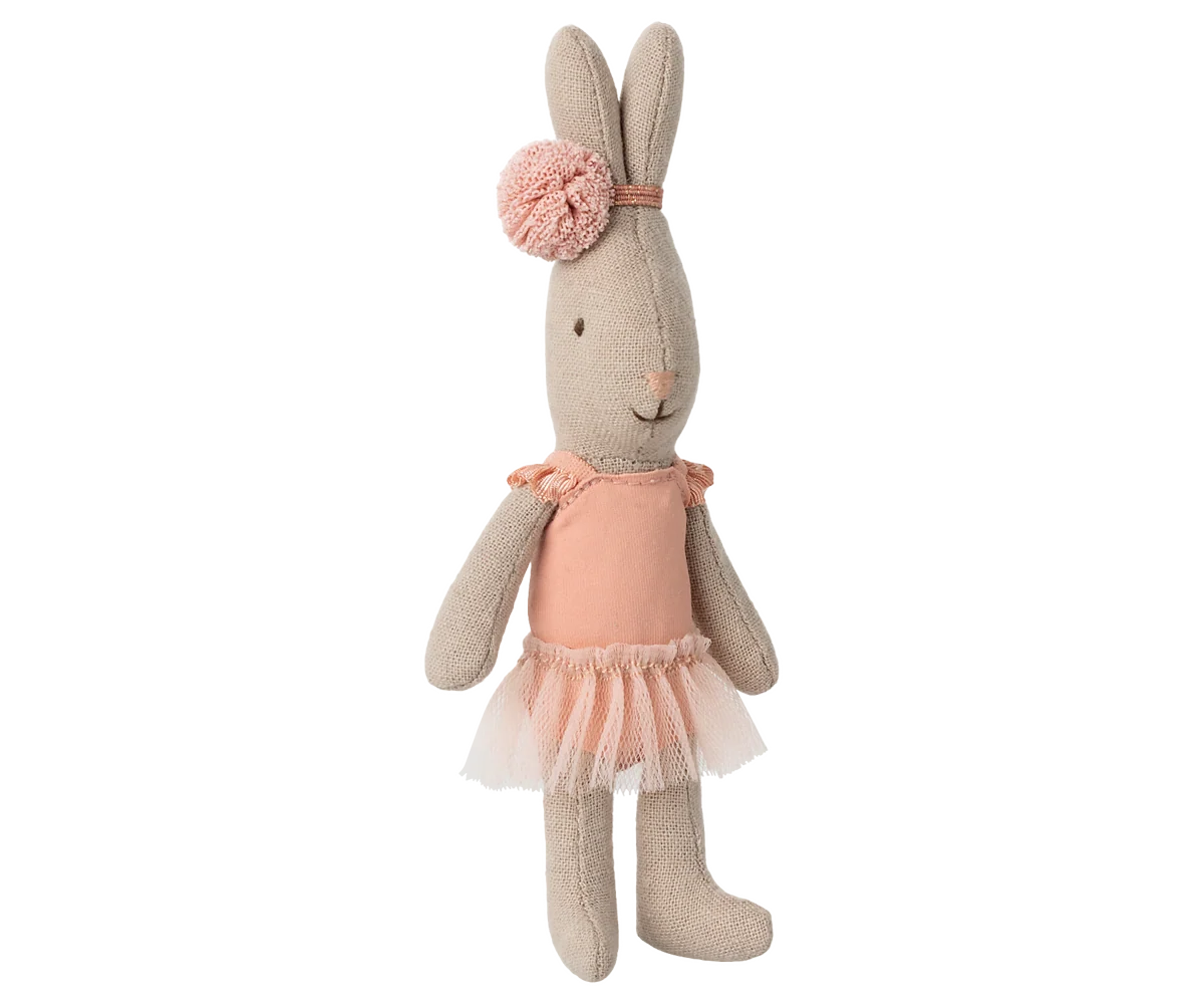 Maileg Kaninchen, Mikro - Ballettanzug und Rock rosa, ca. 14 cm