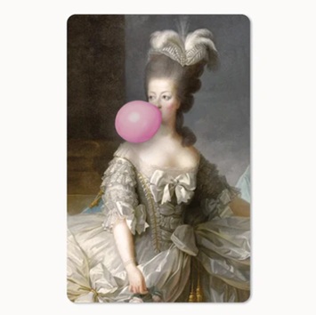 Lunacard Postkarte Balloon Lady