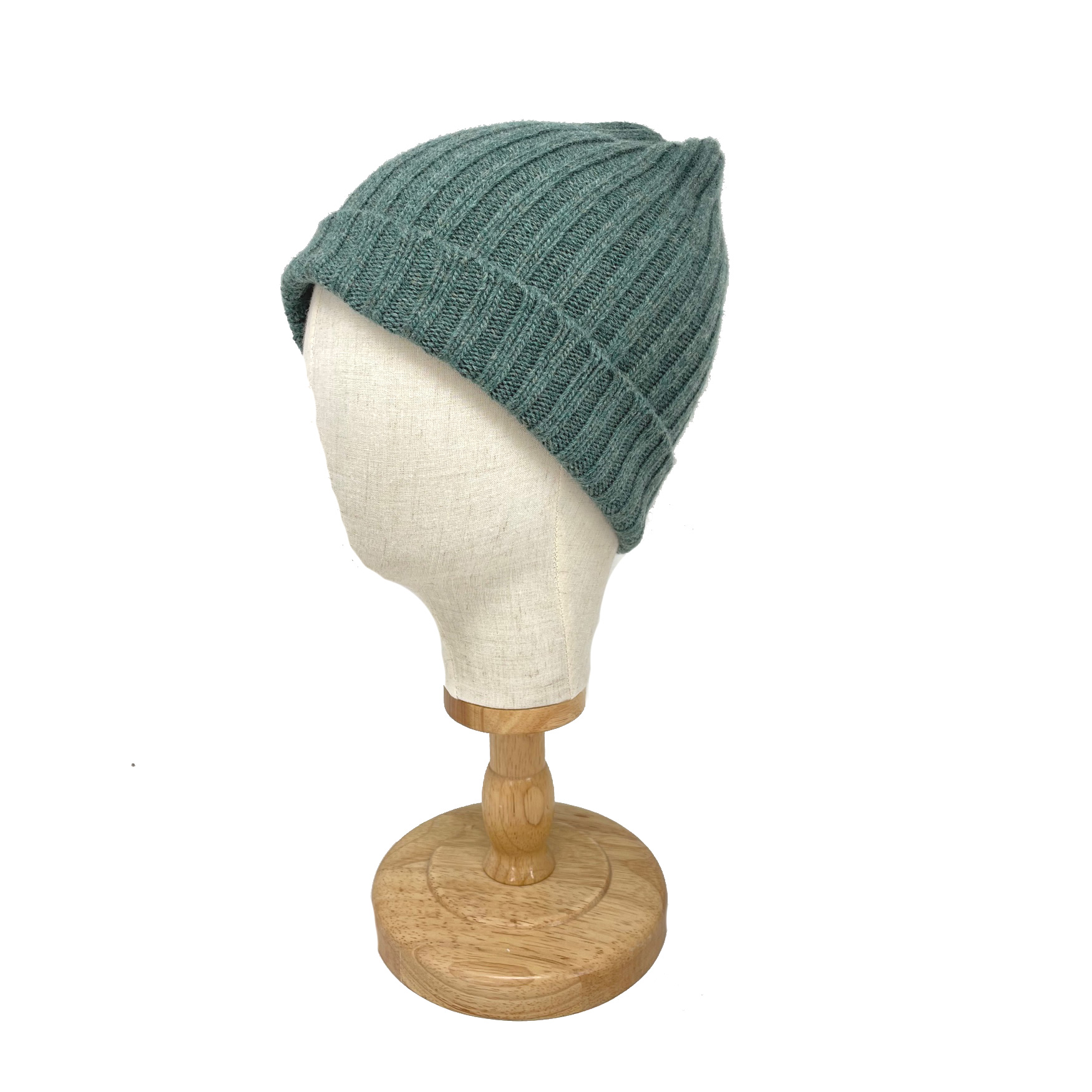McKernan Mütze "CHUNKY RIB HAT" cape verde, Wollmütze, 100% Wolle, sehr weich! 