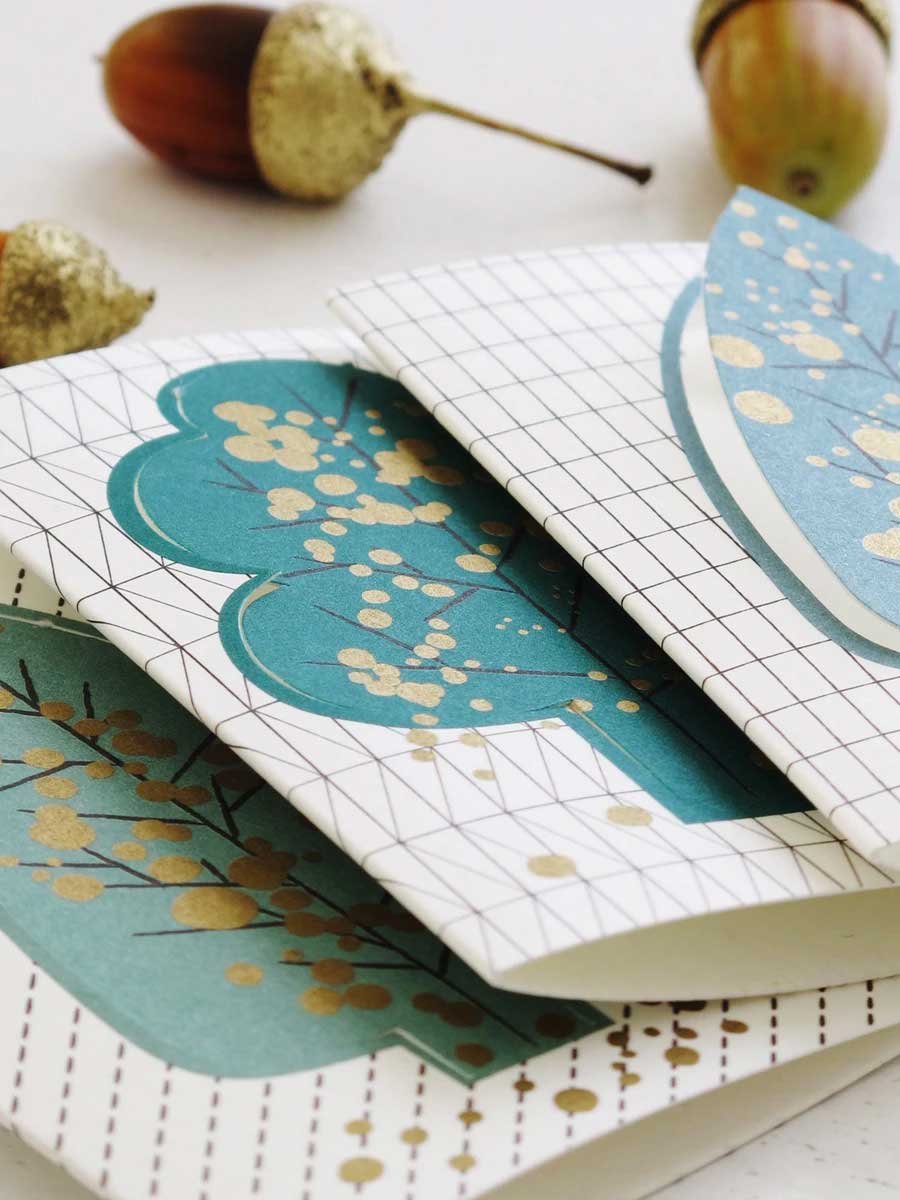 3-D Karten "Wald" aus Papier von Jurianne Matter 3-D Karten "Wald" aus Papier von Jurianne Matter