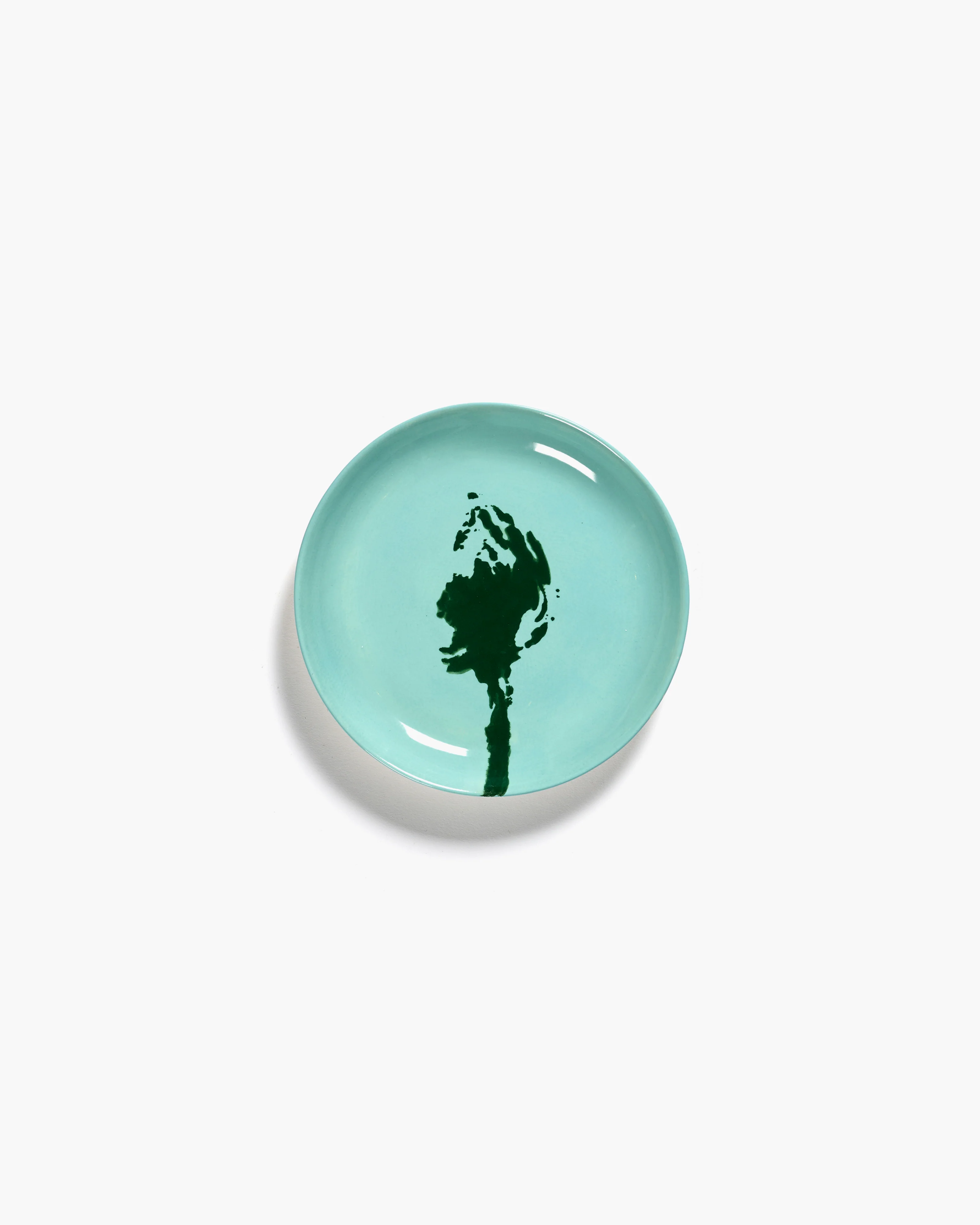 Ottolenghi Dessertteller azurblau - grüne Artischocke Feast, D. 16 cm 