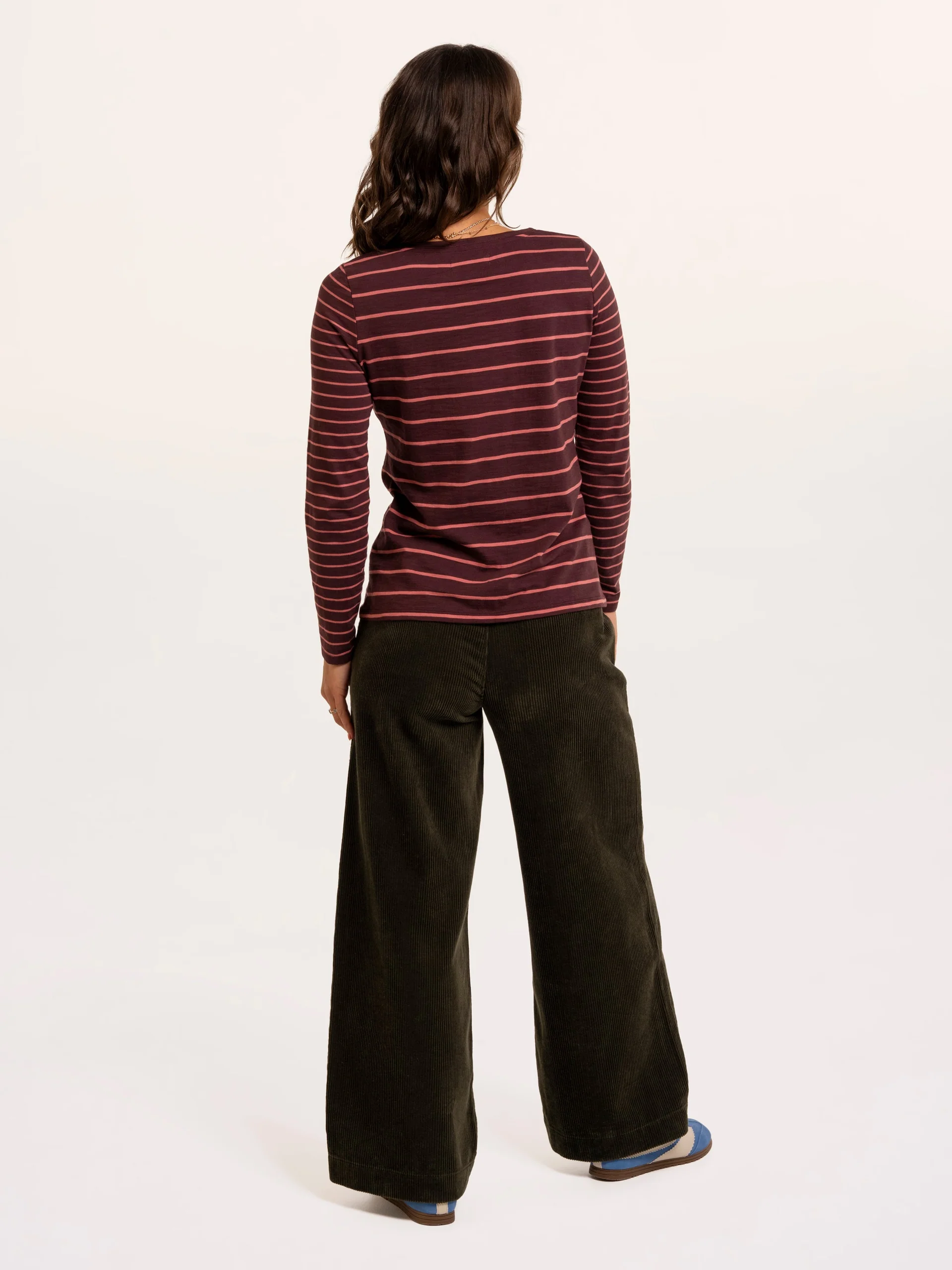 BRAKEBURN Branksome Long Sleeve T-Shirt Stripes, Streifen