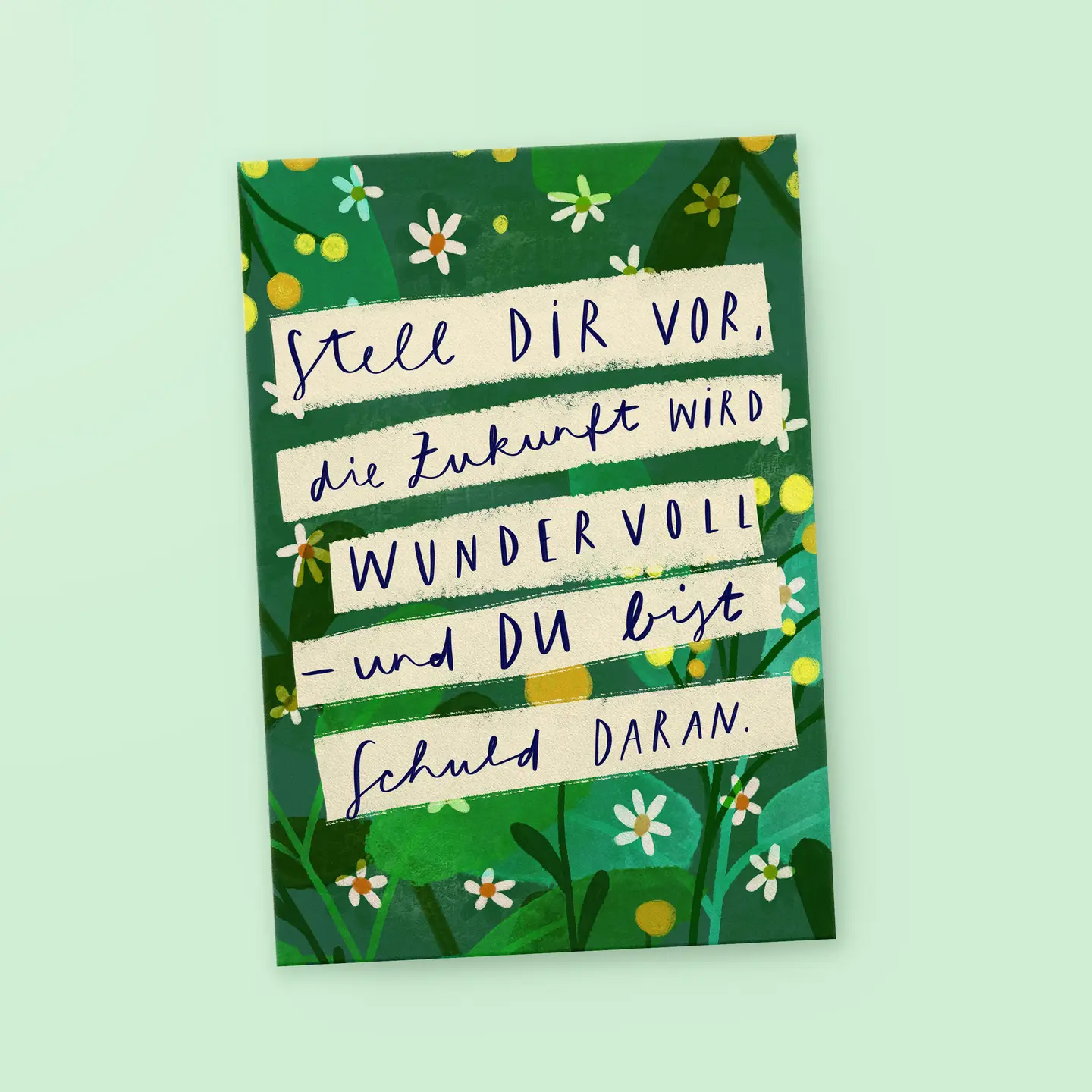 Postkarte »Stell dir vor« von FRANZIZO 