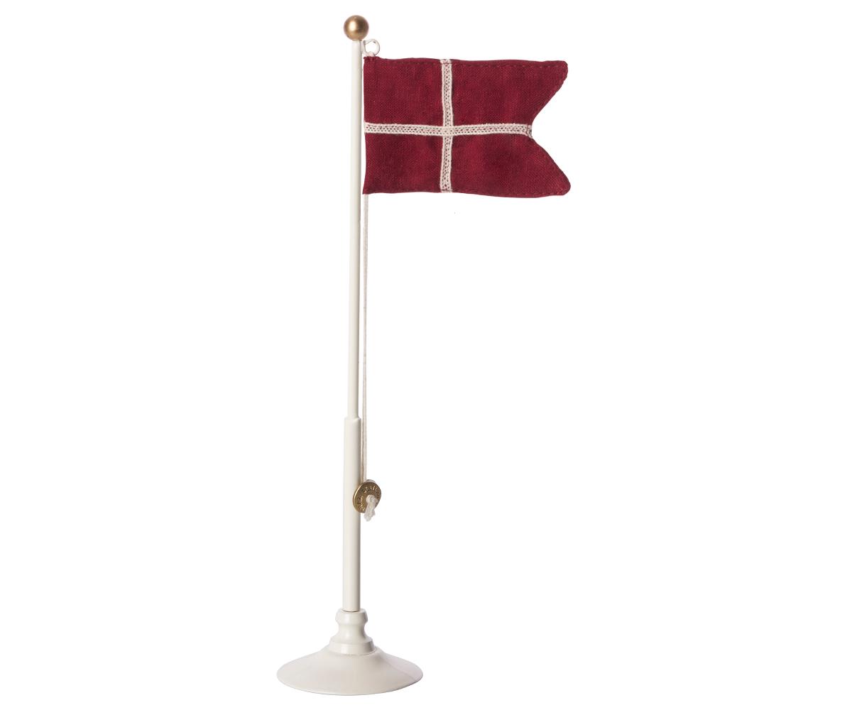 % Dänische Flagge von Maileg, ca. 25 cm, Tischflagge