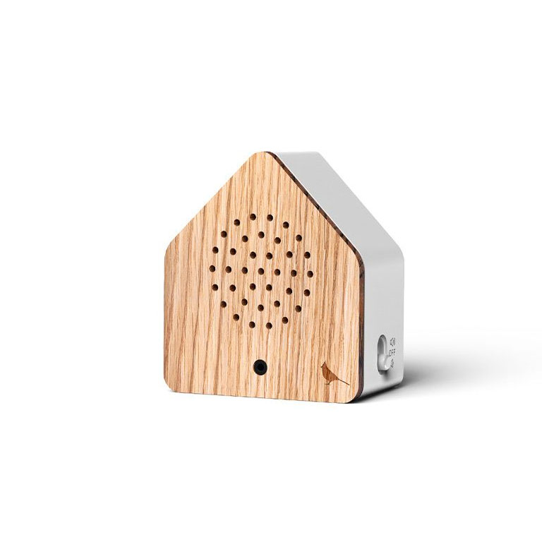 Satellitebox Blackbird Wood von Zwitscherbox, Klang: Amsel-Gesang 