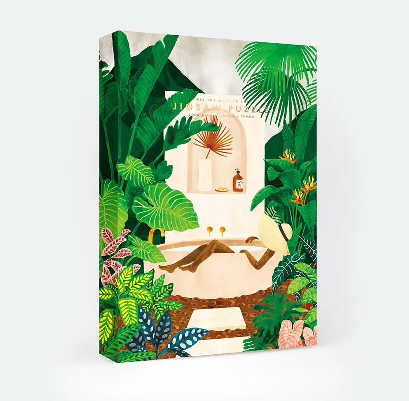 ALL THE WAYS TO SAY  Puzzle JIGSAW , 1000 Teile  von ALL THE WAYS TO SAY , Exotisches Badewanne