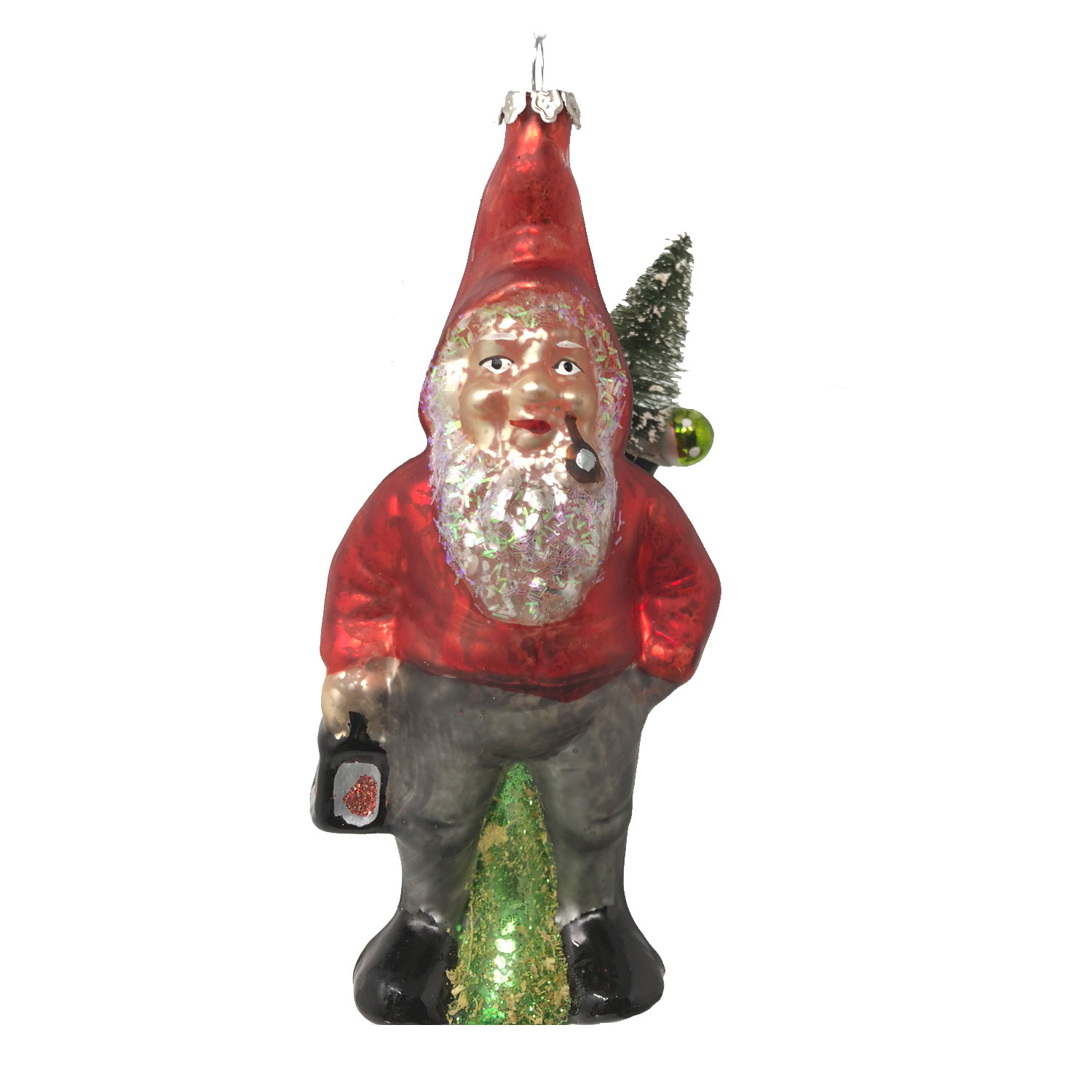 Weihnachtskugel Gartenzwerg/ Zwerg (ca. 14 cm)