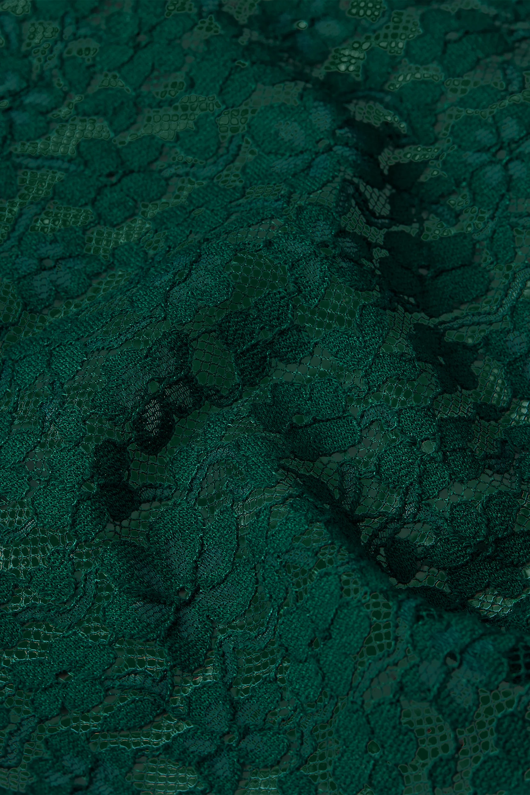 King Louie Elia Blouse Liana Lace, Farbe Botanical Green - Liana Lace, Bluse