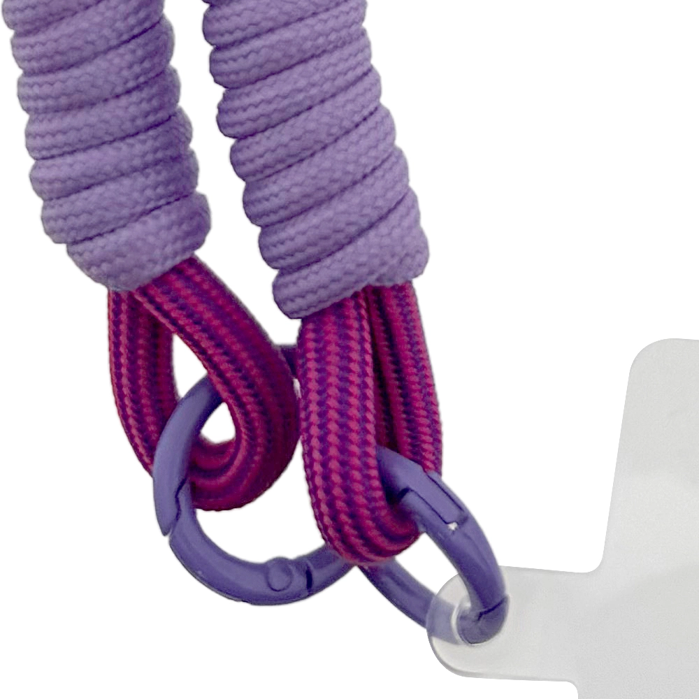 LOT83 Handykette LANG Nr. 75,  Violett, Telefonkabel