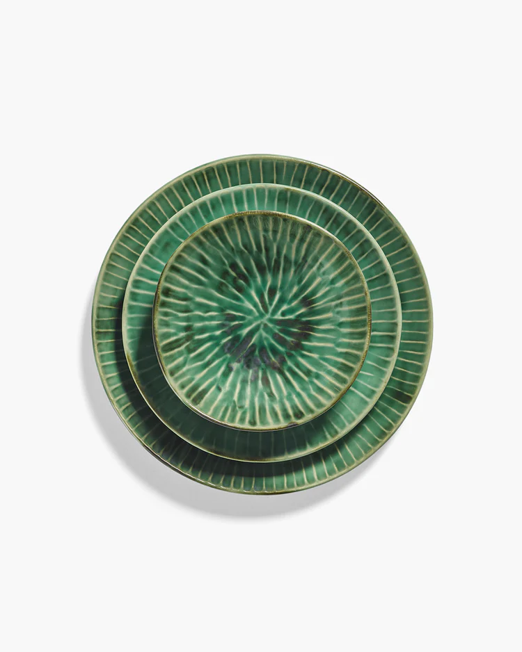  Verde Lanza SUPPENSCHÜSSEL grün von Pascale Naessens, D. ca. 17 cm 
