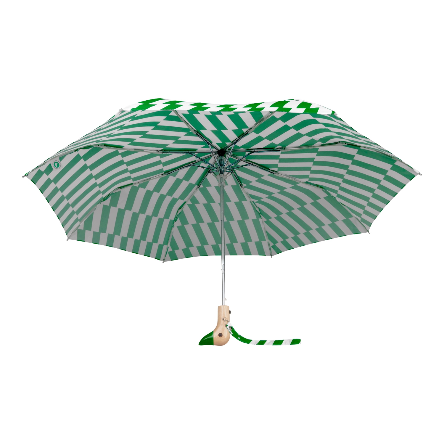 Regenschirm Original Duckhead KELLY BARS , Grün,  Compact Duck Umbrella 