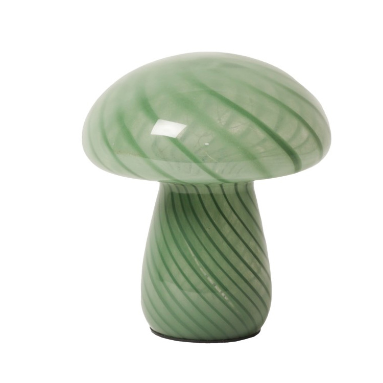 Lampe Mushy, grün, 17xø15 cm, LED, Pilz