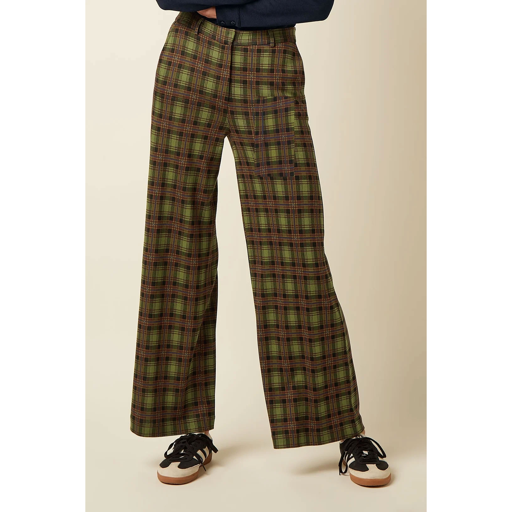 King Louie Federica Pants Timber Check, Hose, Farbe Multi Color - Timber Check
