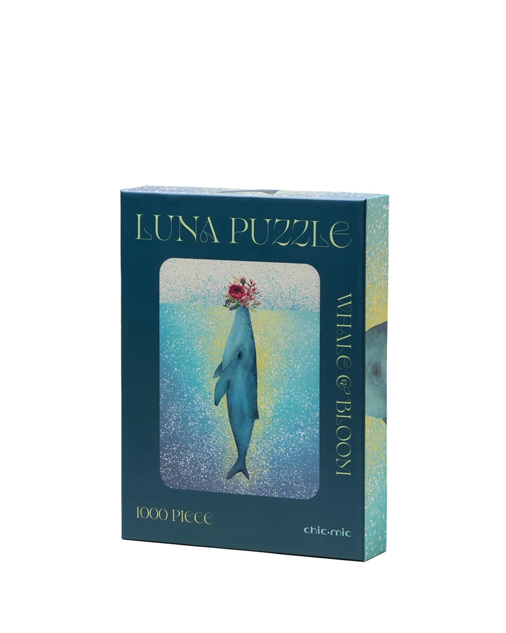Luna puzzle - whale & bloom, 1000 Teile,  ca. 480 × 640 mm