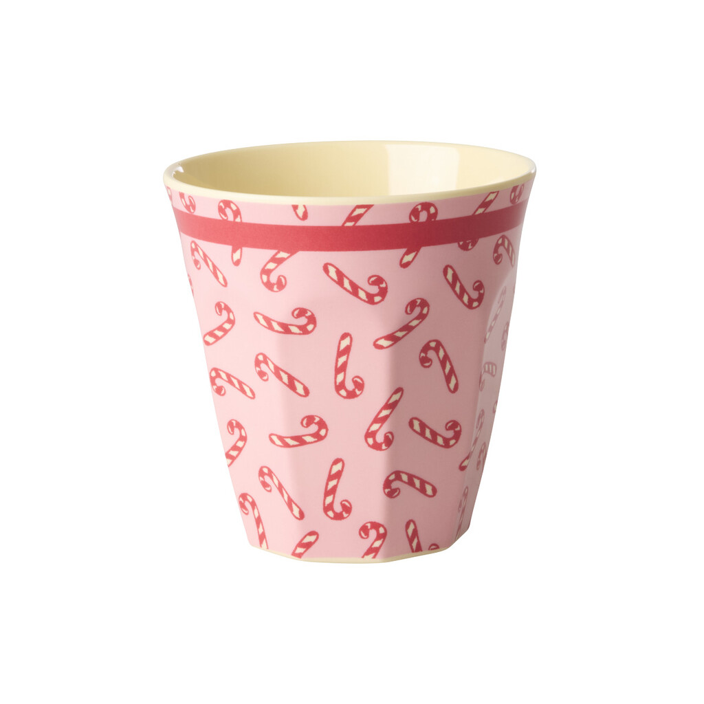 Rice Melamin XMAS Becher - Candy Cane , 250 ml, Weihnachten