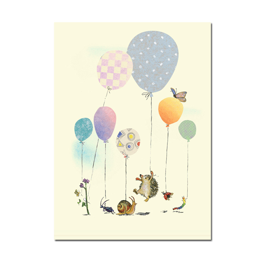 Two Bad Mice Doppelkarte "Balloons"  von Anna Shuttlewood  