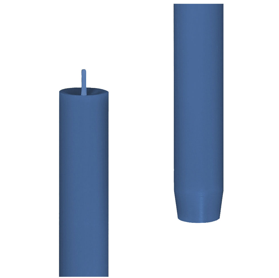 Engels Kerzen  Stabkerze gegossen, Größe D. 2,2 x H 24 cm Ozean