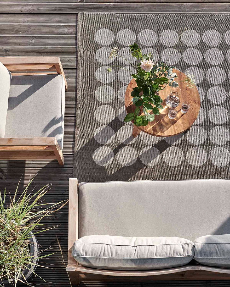 pappelina Teppich HUGO Walnut/Linen , ca. 70 x 160 cm