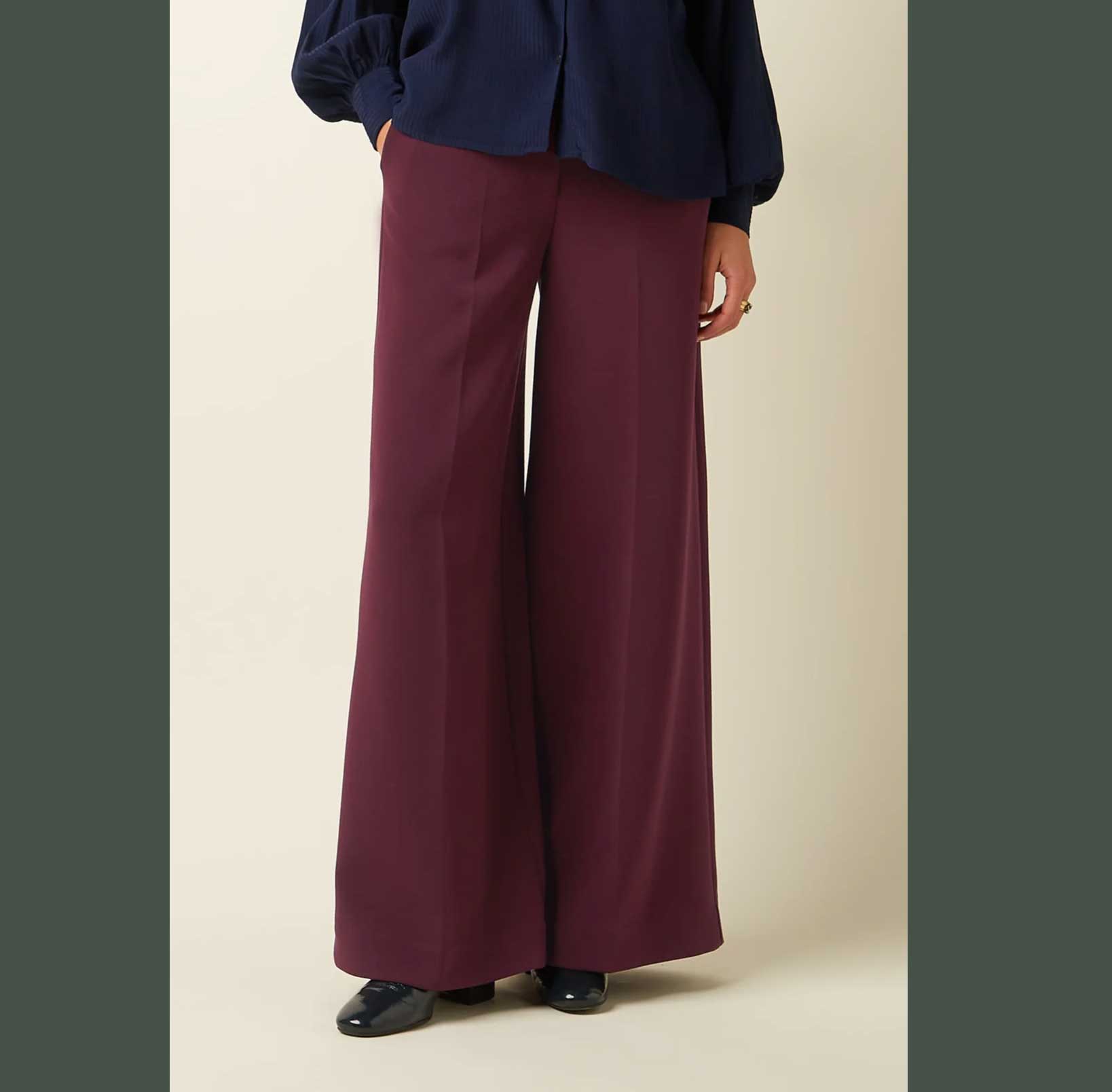King Louie Hose Chloe Pants Farbe.  Bordeaux Red - Malone
