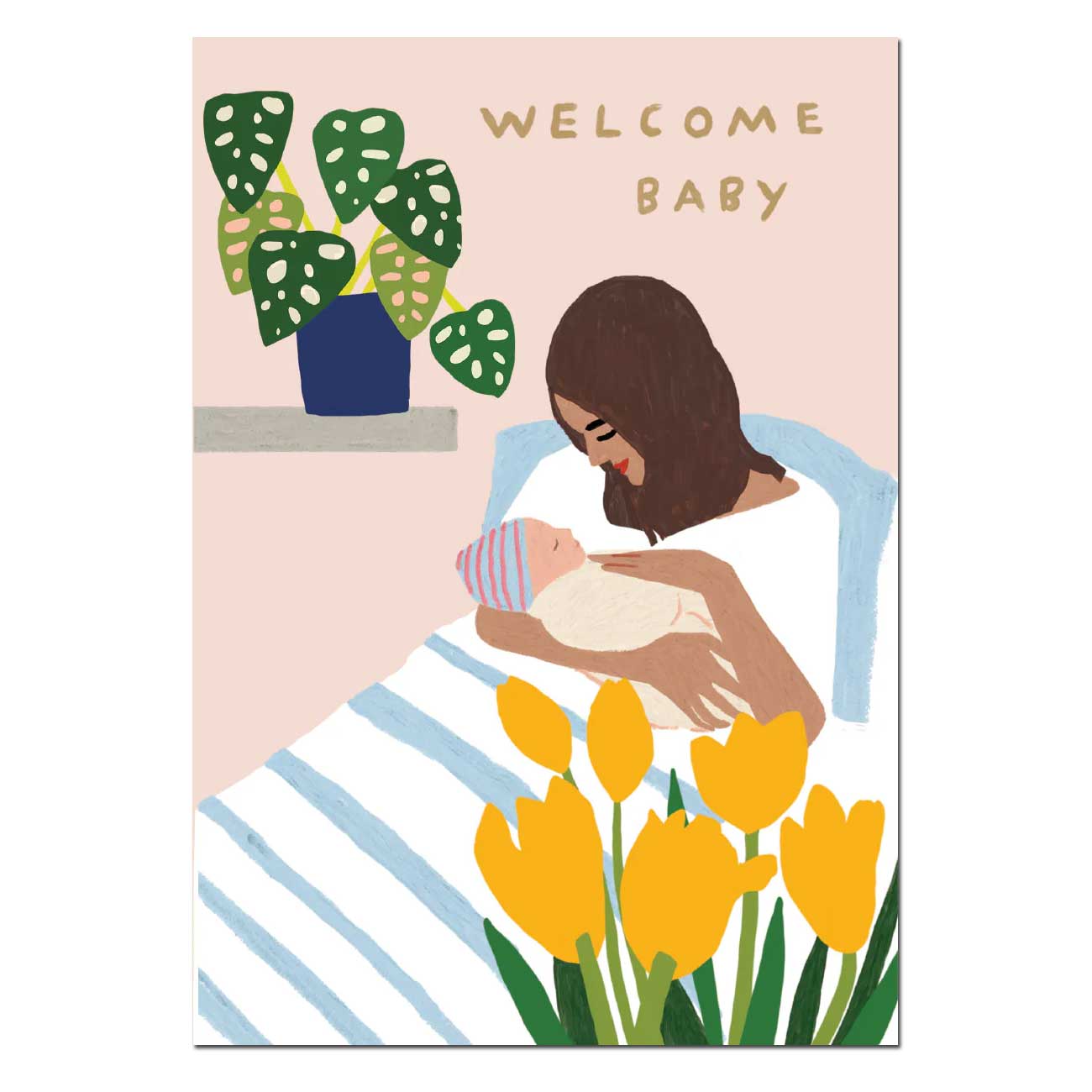 Roger la Borde Doppelkarte "Welcome Baby" Zur Geburt