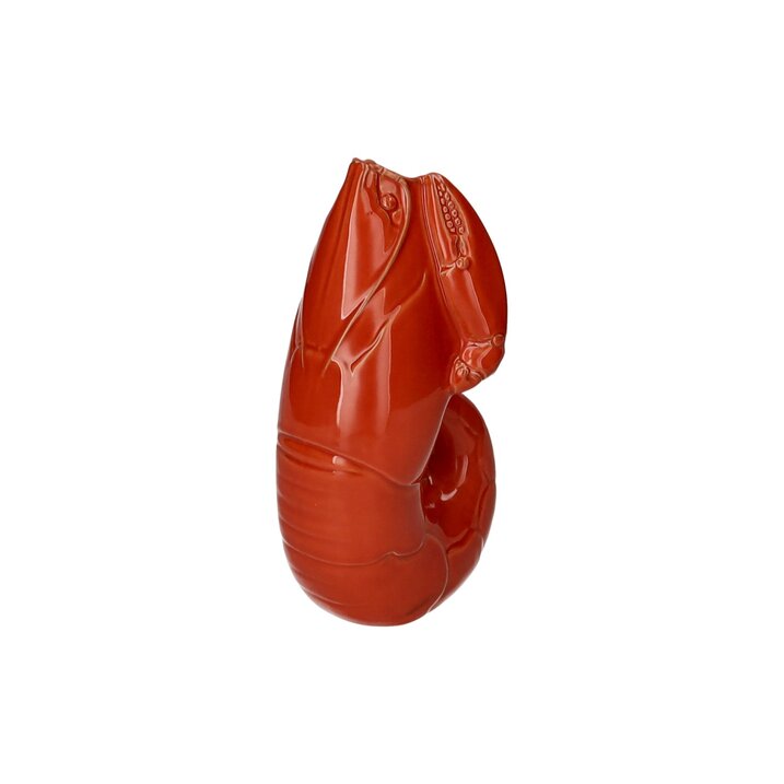 % Madame Crevette, Hummer, Vase, S, orangerot, Höhe ca. 26 cm