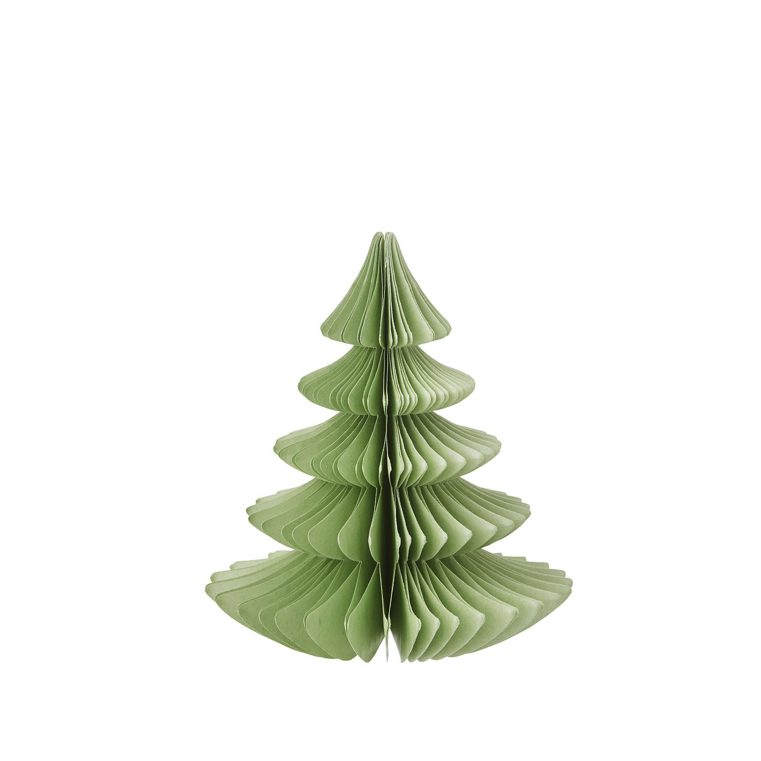 Bungalow XMAS Papierbaum " Evergreen" Tannenbaum, Höhe ca. 16 cm, Farbe: Ming