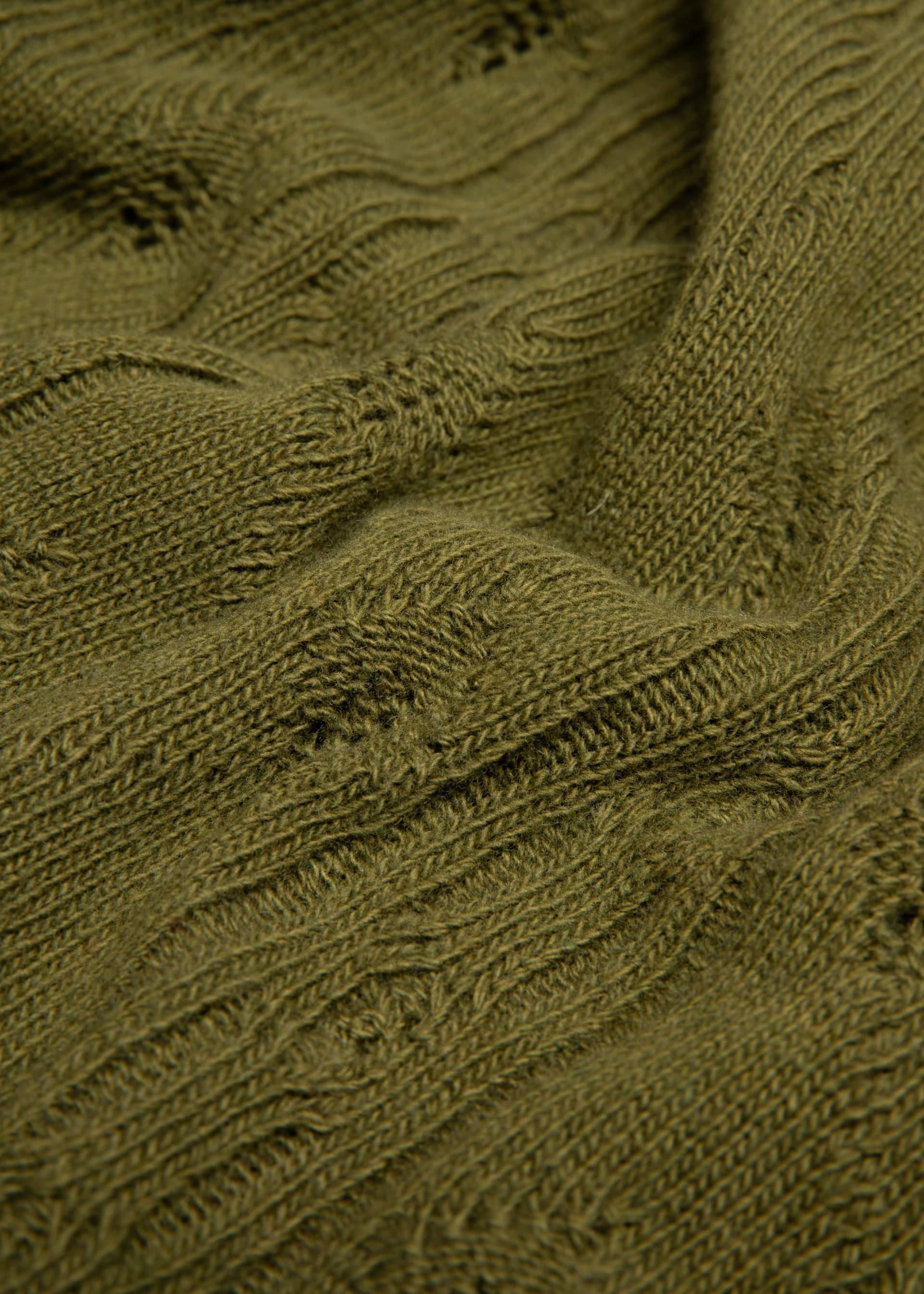 % Blutsgeschwister Cardigan Fine Craft Cocoon - ente gut, alles gut grün