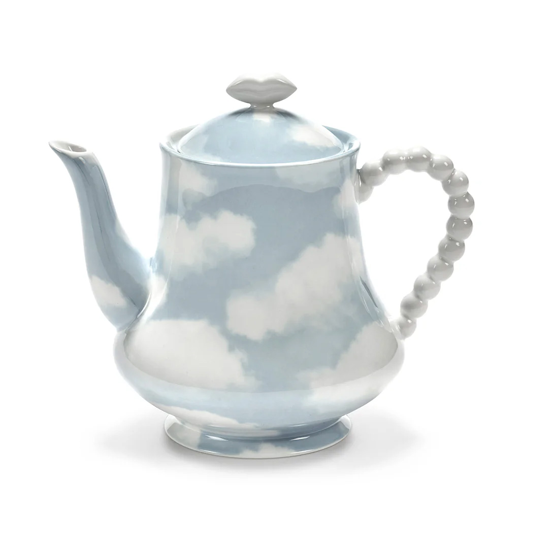Rêves de Rêves Teekanne hellblau , Wolkengeschirr, ca. L 19.2 W 13.2 H 16.5 CM