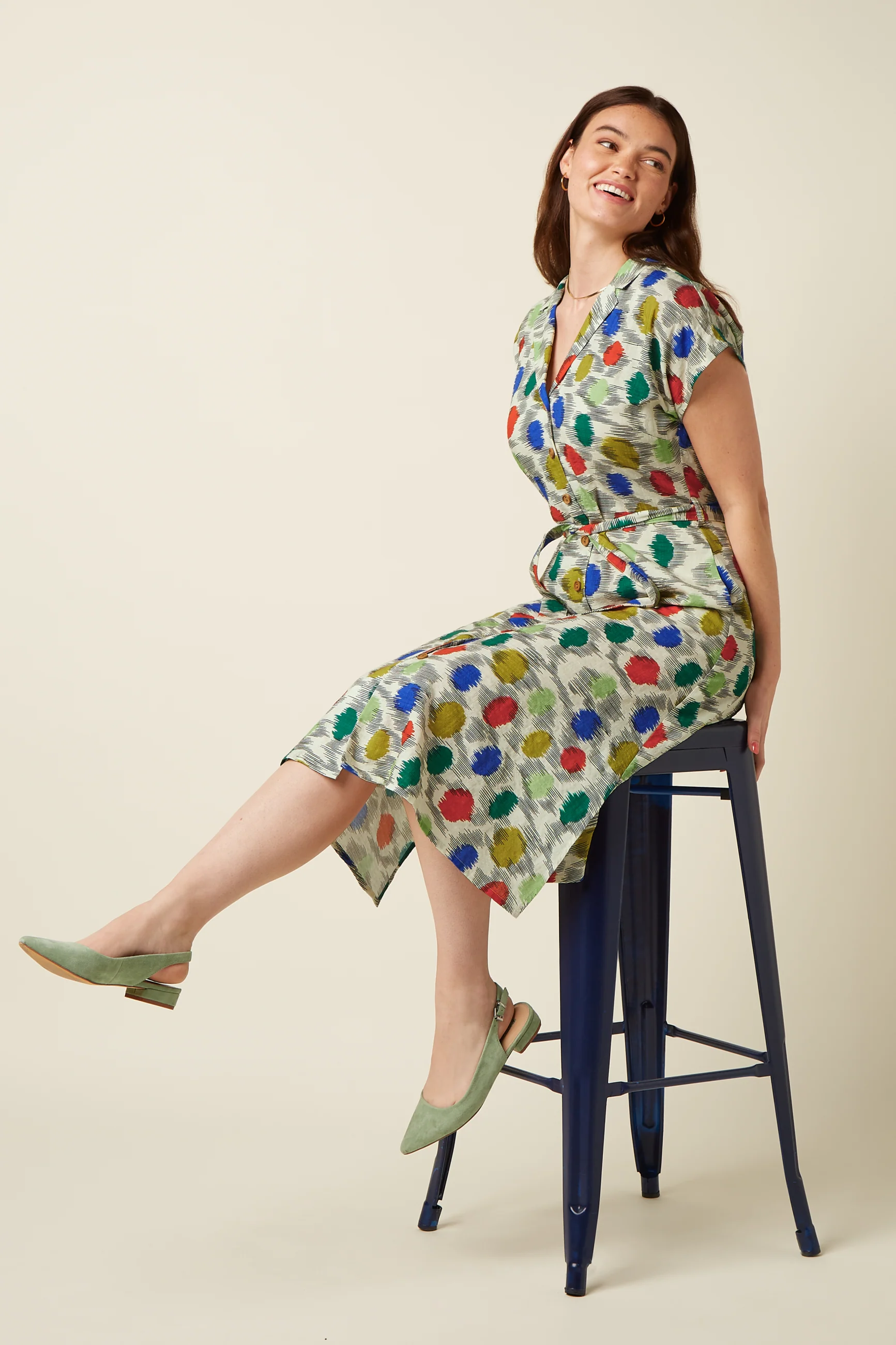 % King Louie Irene Dress Walton, Farbe Ice Cream - Walton, Kleid