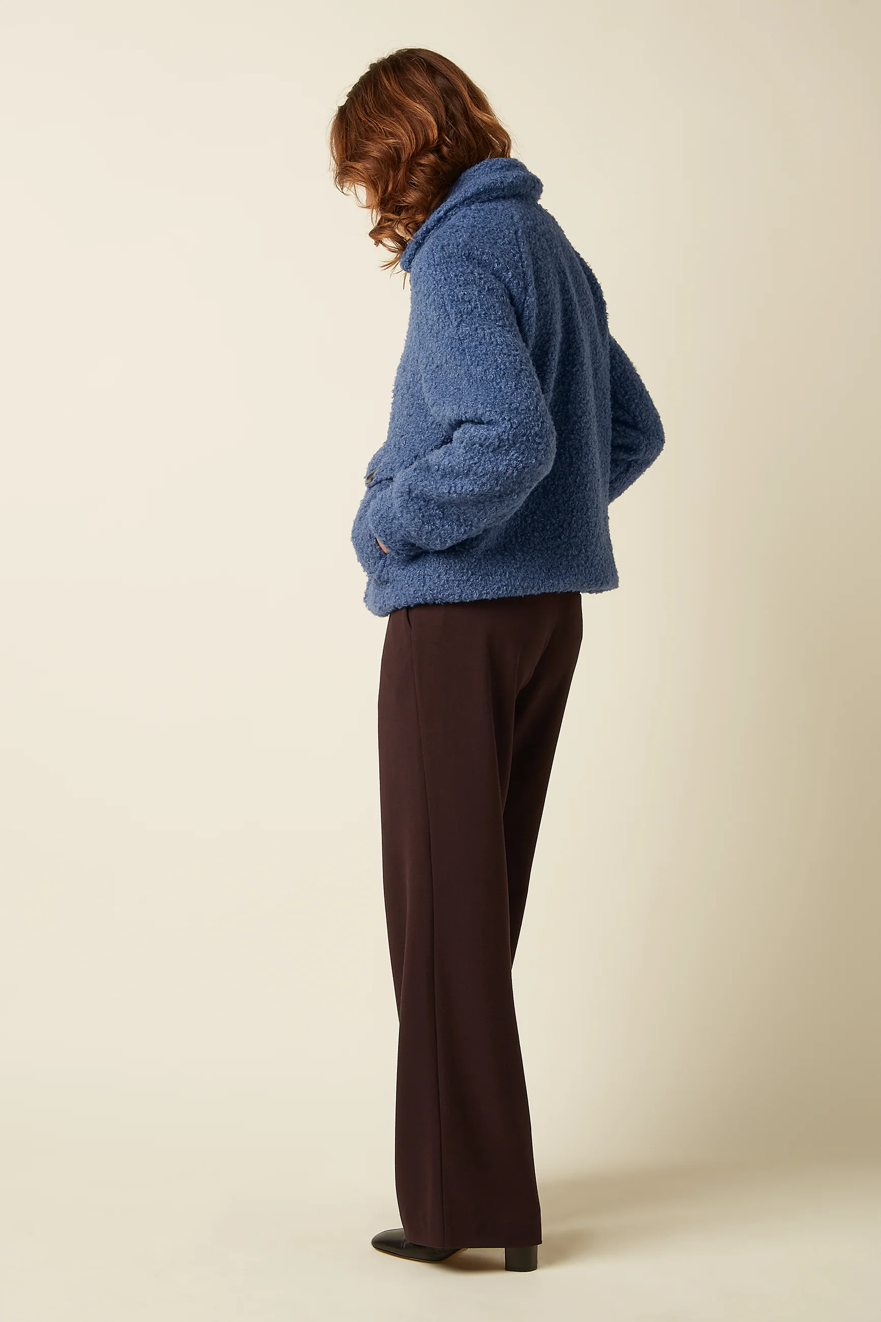 King Louie Jacke Sylvie Jacket Chopsui, Farbe Horizon Blue - Chop Sui