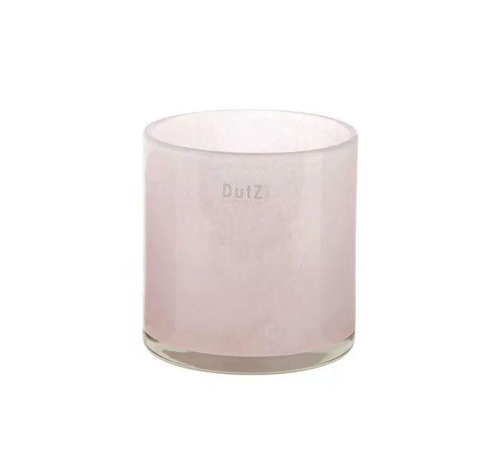DUTZ  Glas CYLINDER C1 - H14 D14 cm - OLD ROSE