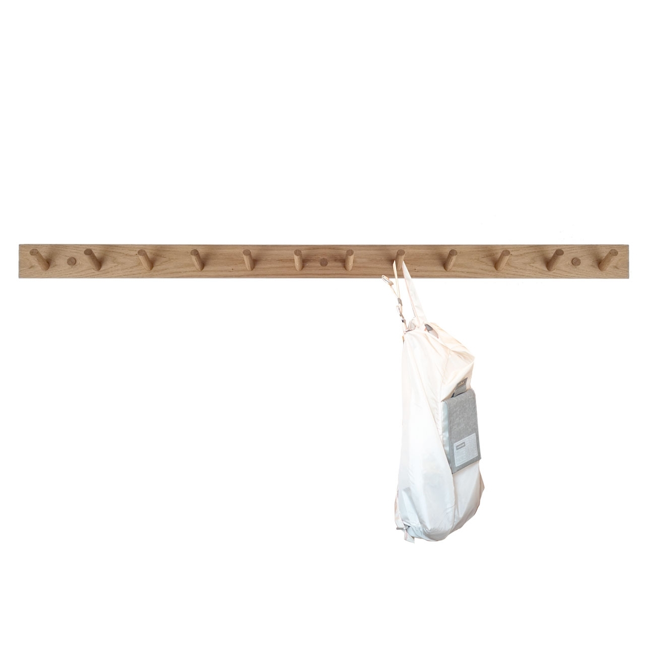 Raumgestalt Wandleiste 120cm, Garderobe Eiche
