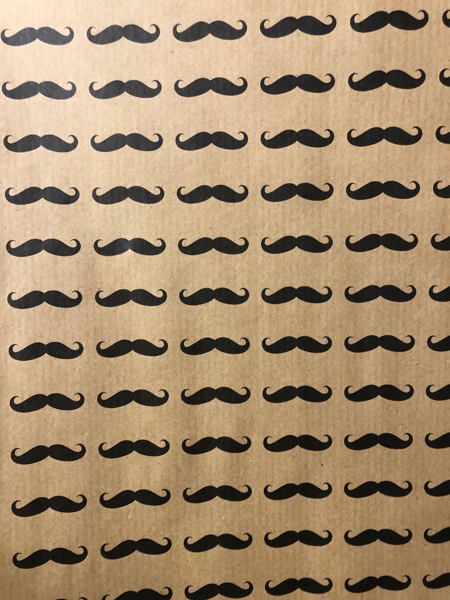 Geschenkpapier - Mustache/ Schnurbart, Männer, ca. 50 x 70 cm