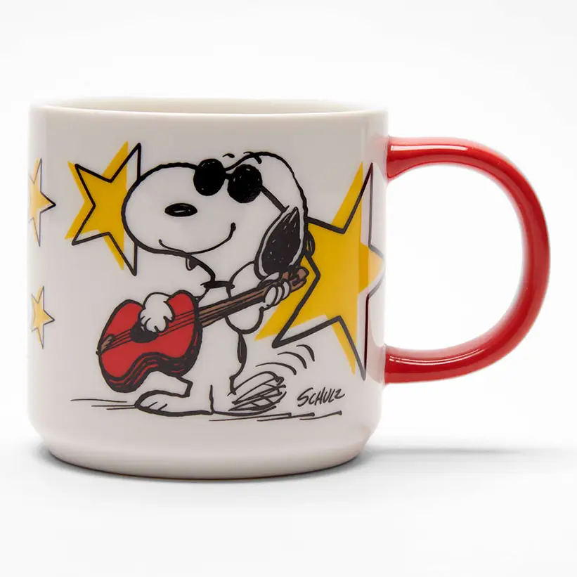 The Peanuts Becher Rock Star, Snoopy  mit Gitarre, Tasse, ca. 330 ml