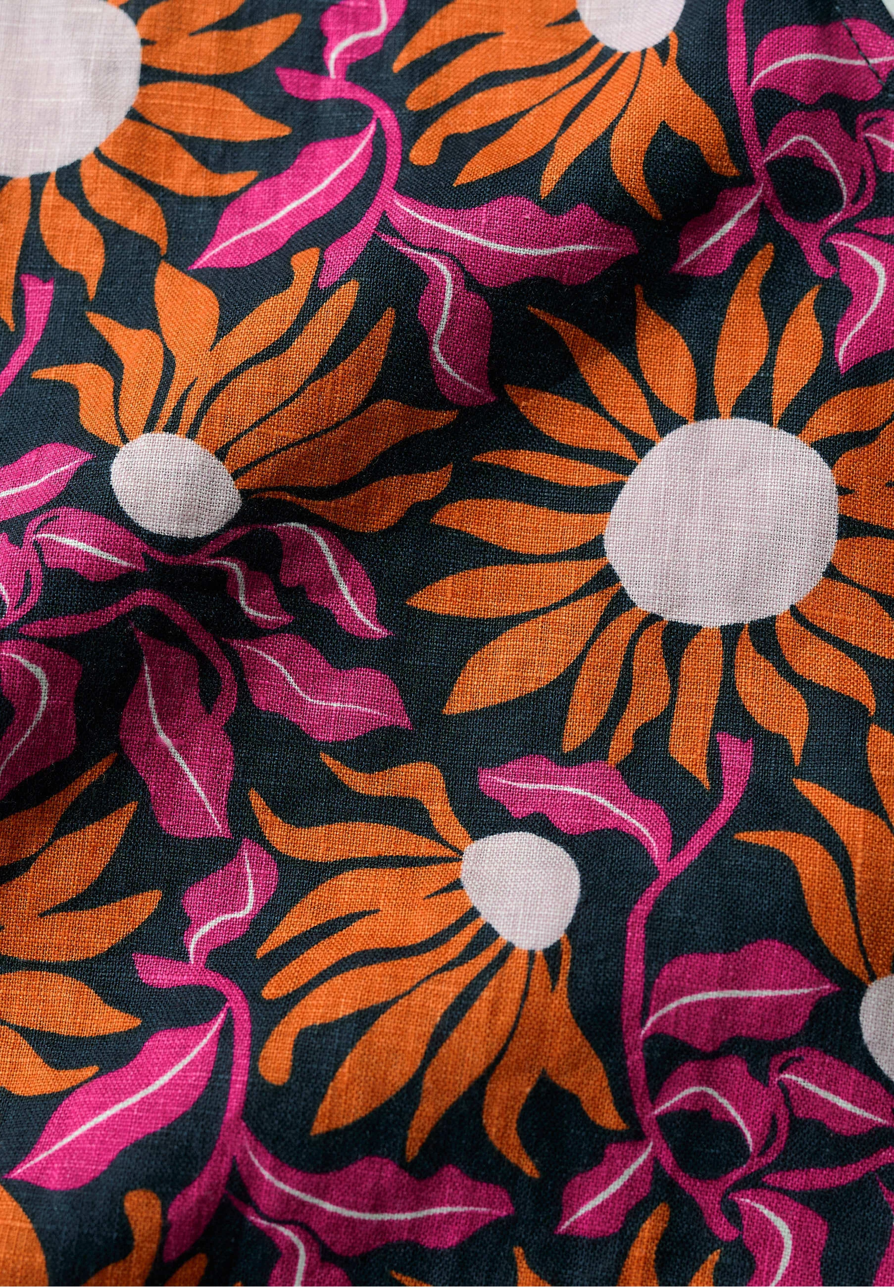 % SEASALT CORNWALL Leinentop Lighthouse Station Vest-Bold Sunflower Maritime %