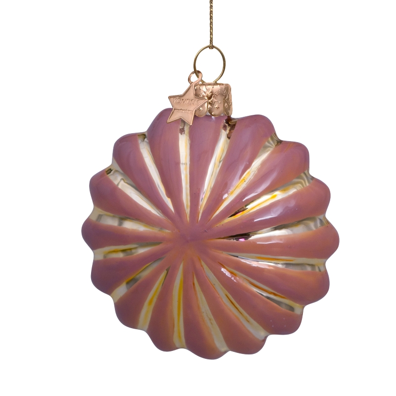 % Weihnachtsanhänger Gänseblümchen ,  H. ca. 8 cm, Glas, Blume