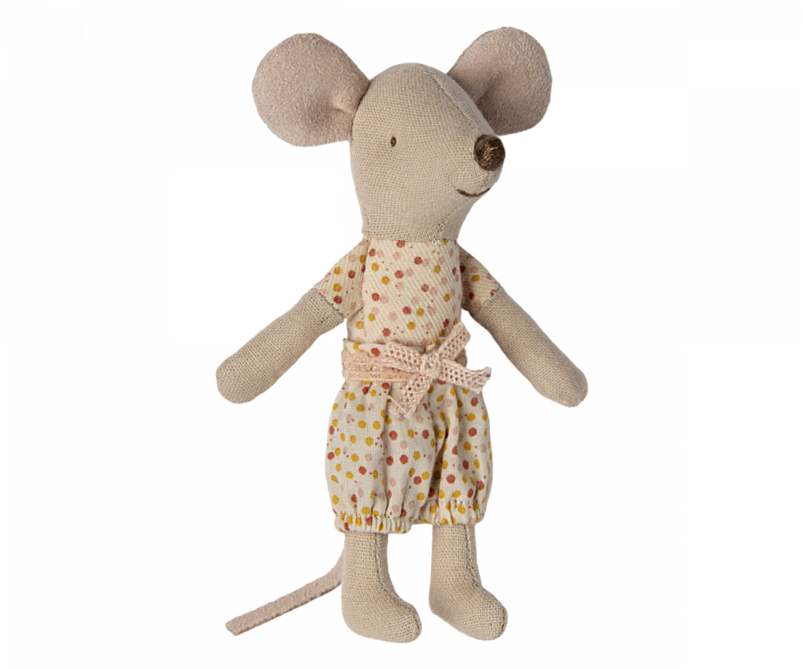 Maileg Maus, Kleine Schwester Maus in Streichholzschachtel
